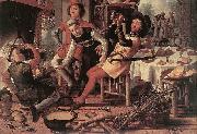 Pieter Aertsen Hearth oil painting artist